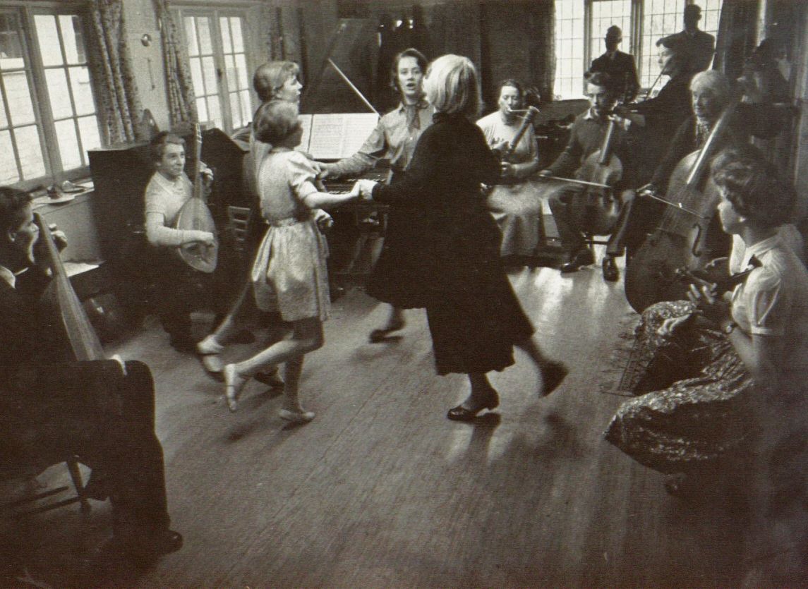 Dancing in the Jesses' studio (1950s)